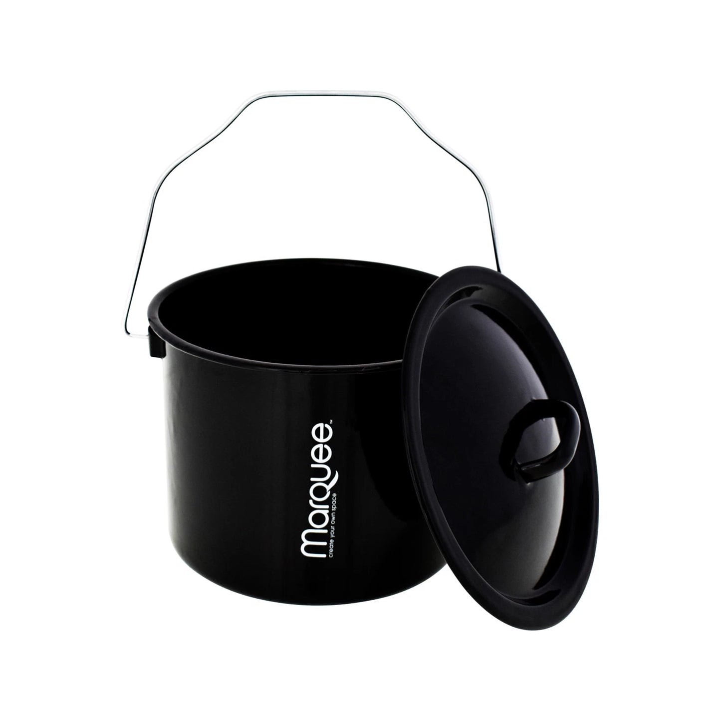 Marquee 3L Enamel Camping Billy - Durable, Lightweight, Heat-Resistant Handle