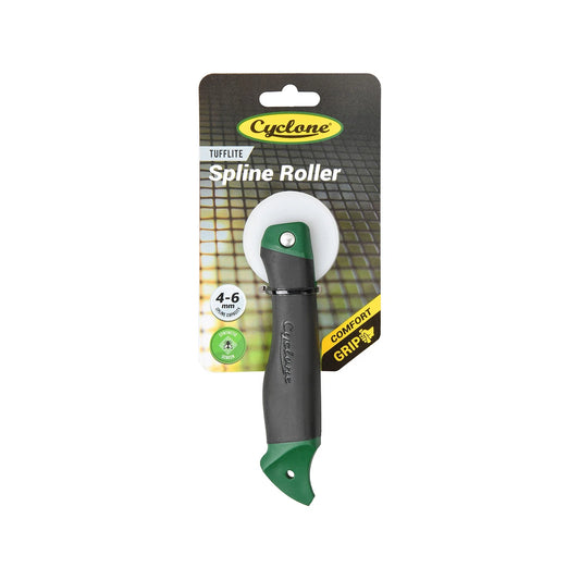 Cyclone Tufflite Synthetic Spline Roller with Ergonomic Grip & Concave Edge Wheel