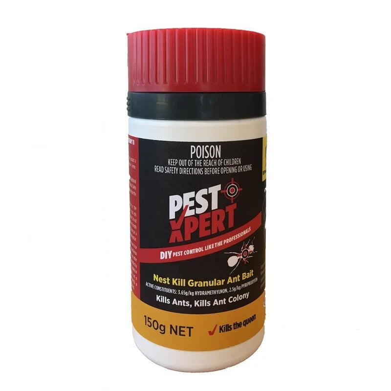 PestXpert Nest Kill Granular Ant Bait 150g - Dual Food Granules, Fast Colony Control