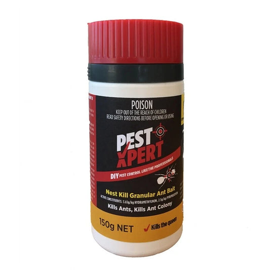PestXpert Nest Kill Granular Ant Bait 150g - Dual Food Granules, Fast Colony Control