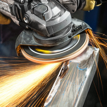 Kango 115mm 80G Ceramic Flap Disc, Self-Sharpening, High Removal Rate, Angle Grinder Compatible