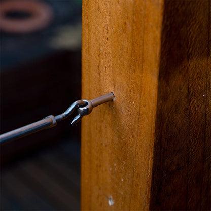 Taskmaster 6mm 316 Stainless Steel Lag Screw 24 Pack - Marine Grade, Weather Resistant