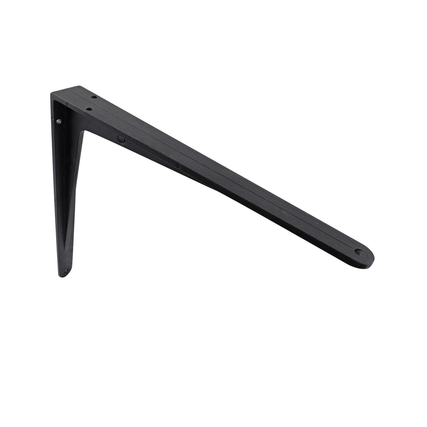 Carinya Black Heavy Duty 340x290mm Cast Aluminium Angle Bracket 150kg Load Capacity