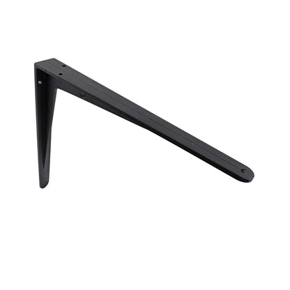 Carinya Black Heavy Duty 340x290mm Cast Aluminium Angle Bracket 150kg Load Capacity