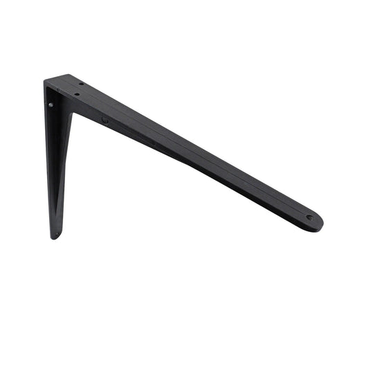 Carinya Black Heavy Duty 340x290mm Cast Aluminium Angle Bracket 150kg Load Capacity