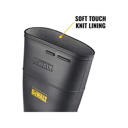 DeWALT Midland PVC Safety Gumboot Size 7 - Anti-Slip, Oil & Acid Resistant, Steel Cap