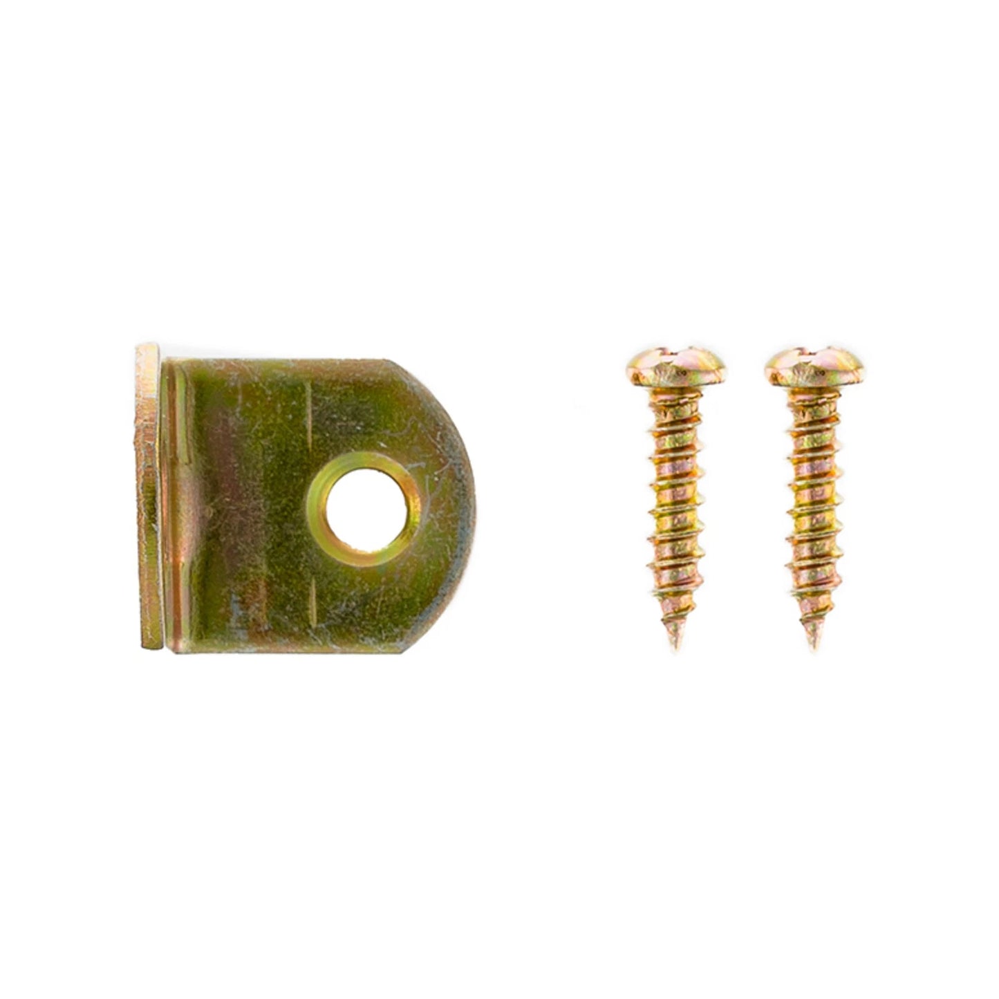 Taskmaster 20mm Gold Zinc Connecting Brackets with Screws - 20 Pack