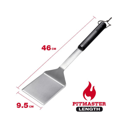 Char-Griller Long BBQ Spatula, 46cm, Heavy Duty Blade, Ergonomic Handle, Hanging Strap