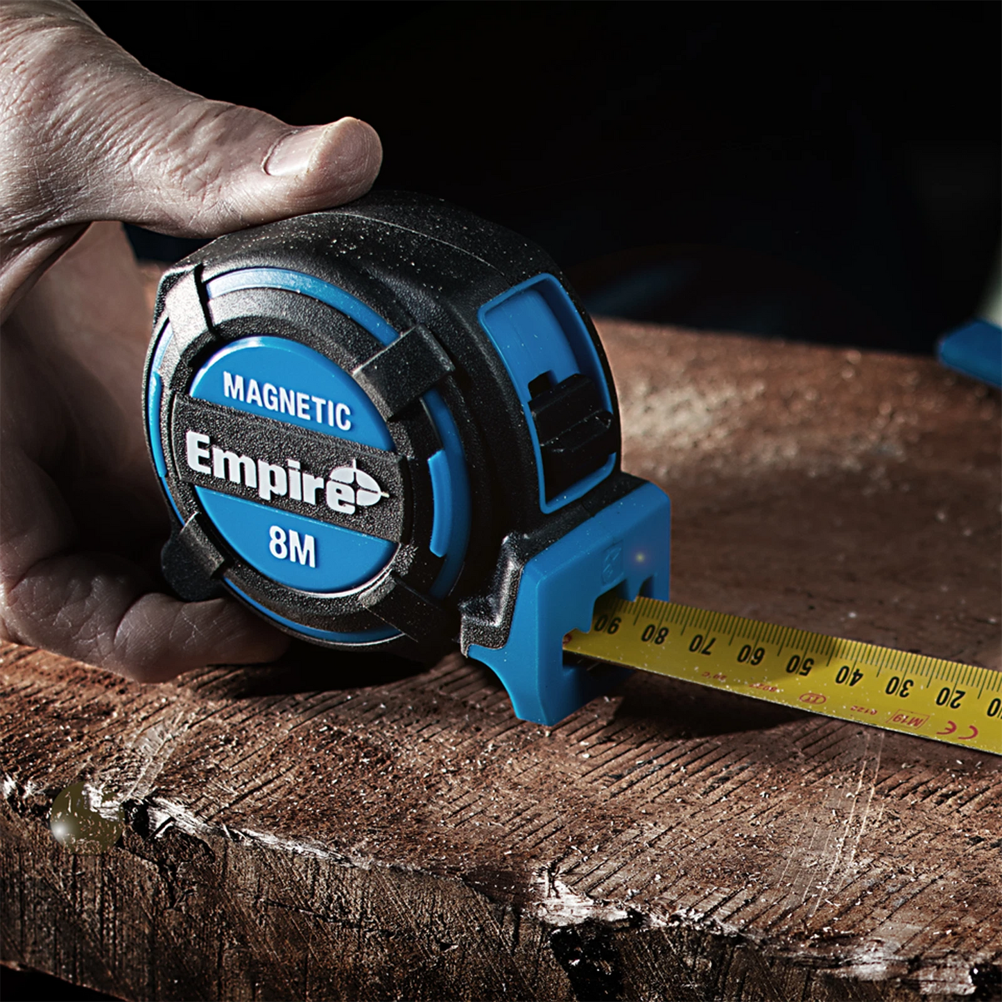 Empire 10m Magnetic Tape Measure with Ergonomic Grip & Double-Sided Blade