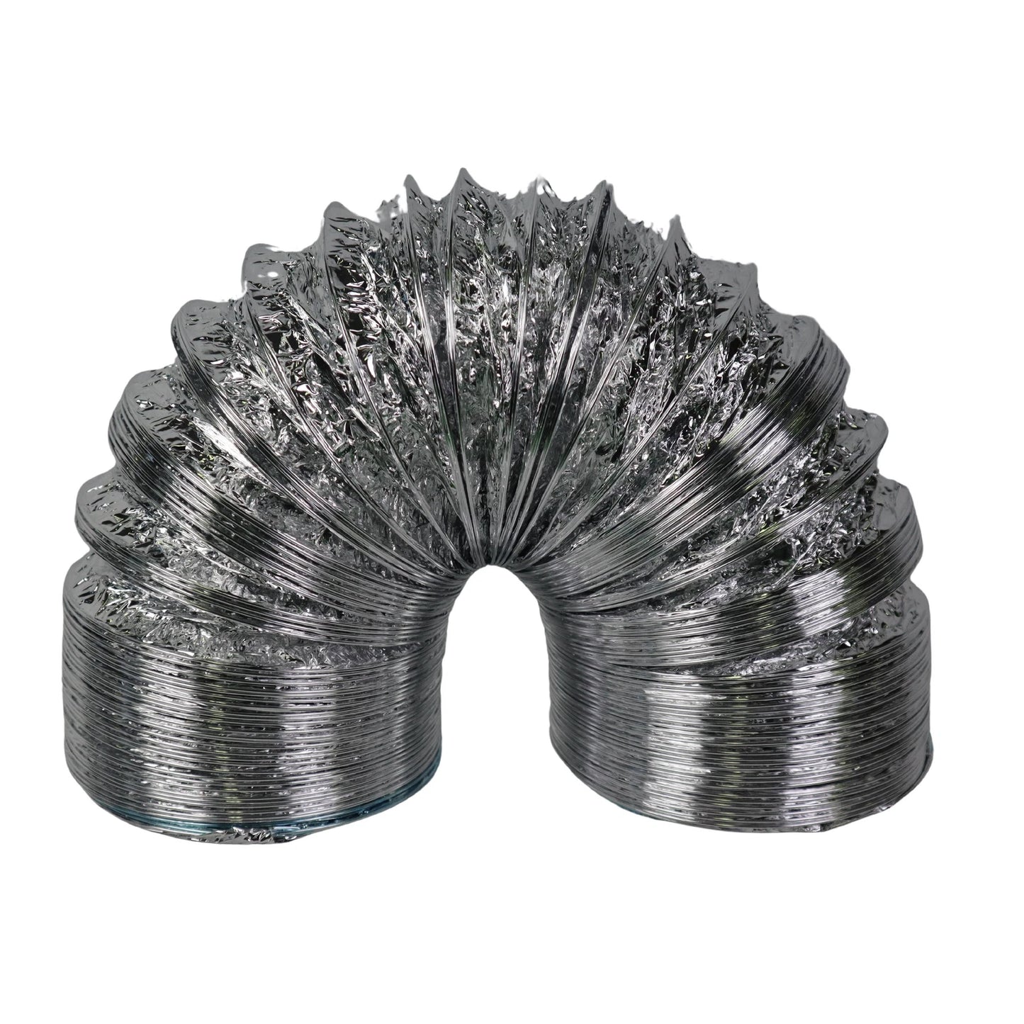 Builders Edge 100mm x 3m Flexible Duct, Aluminium, UL 181 Compliant, AS4254 Certified