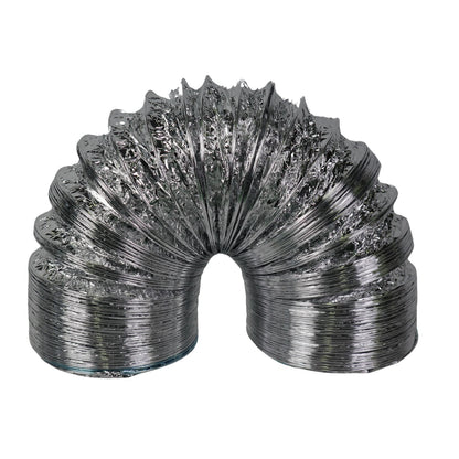 Builders Edge 100mm x 3m Flexible Duct, Aluminium, UL 181 Compliant, AS4254 Certified