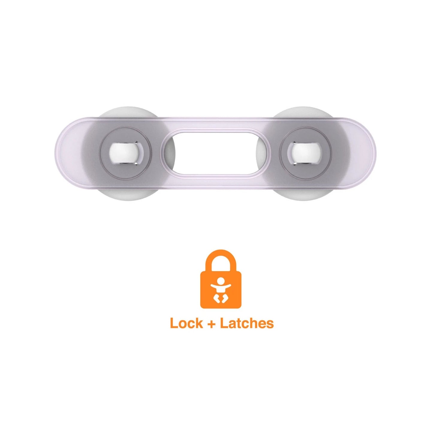 Perma Child Safety 12cm Adhesive Flexi Locks, 12 Pack - Childproof, Easy Install, One-Hand Use