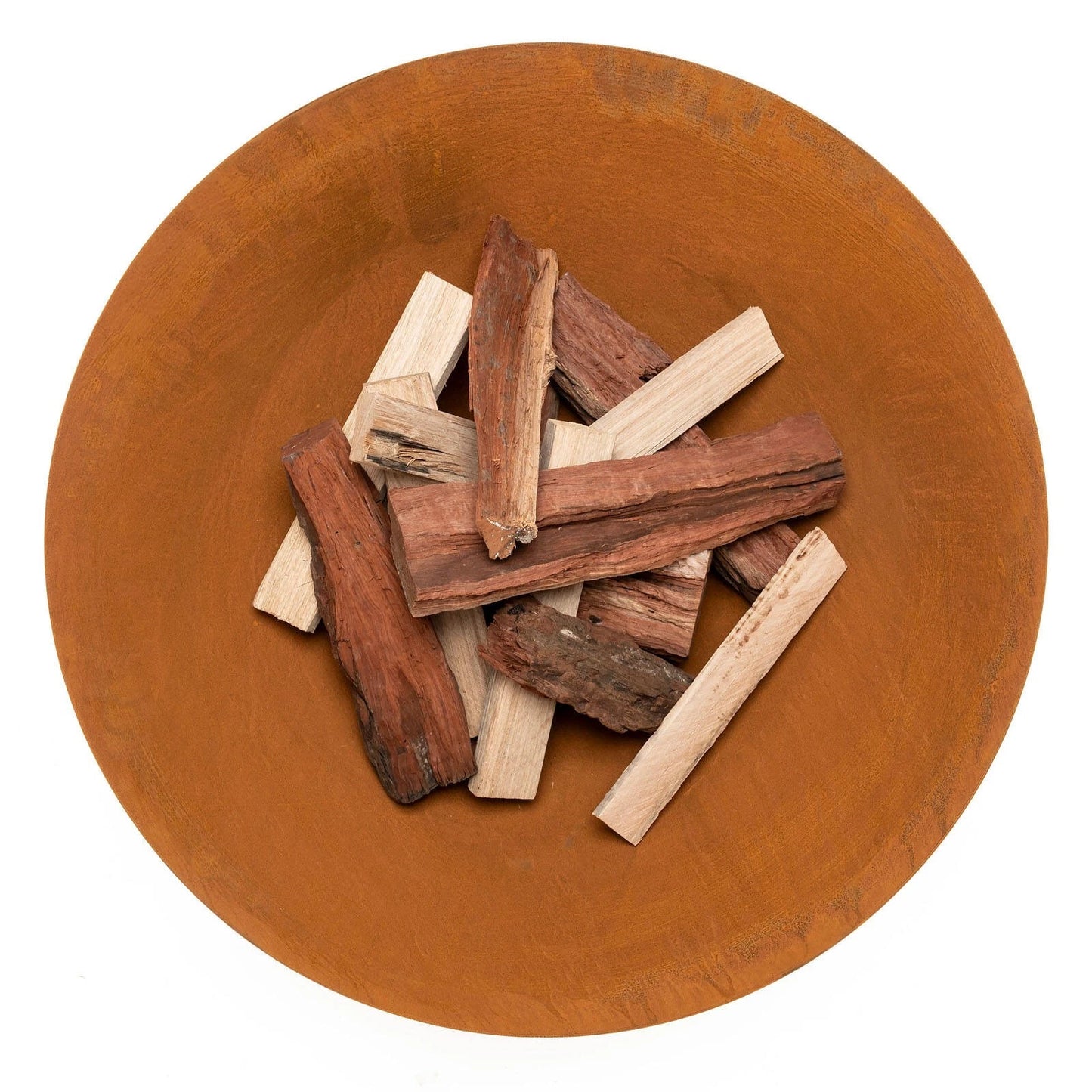 Mimosa Rustic Steel Fire Pit 70cm - Durable, Easy Assembly, Outdoor Use