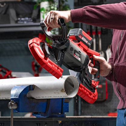 Ozito PXC 18V Bandsaw - Spark-Free, Large Capacity, Portable, LED Light