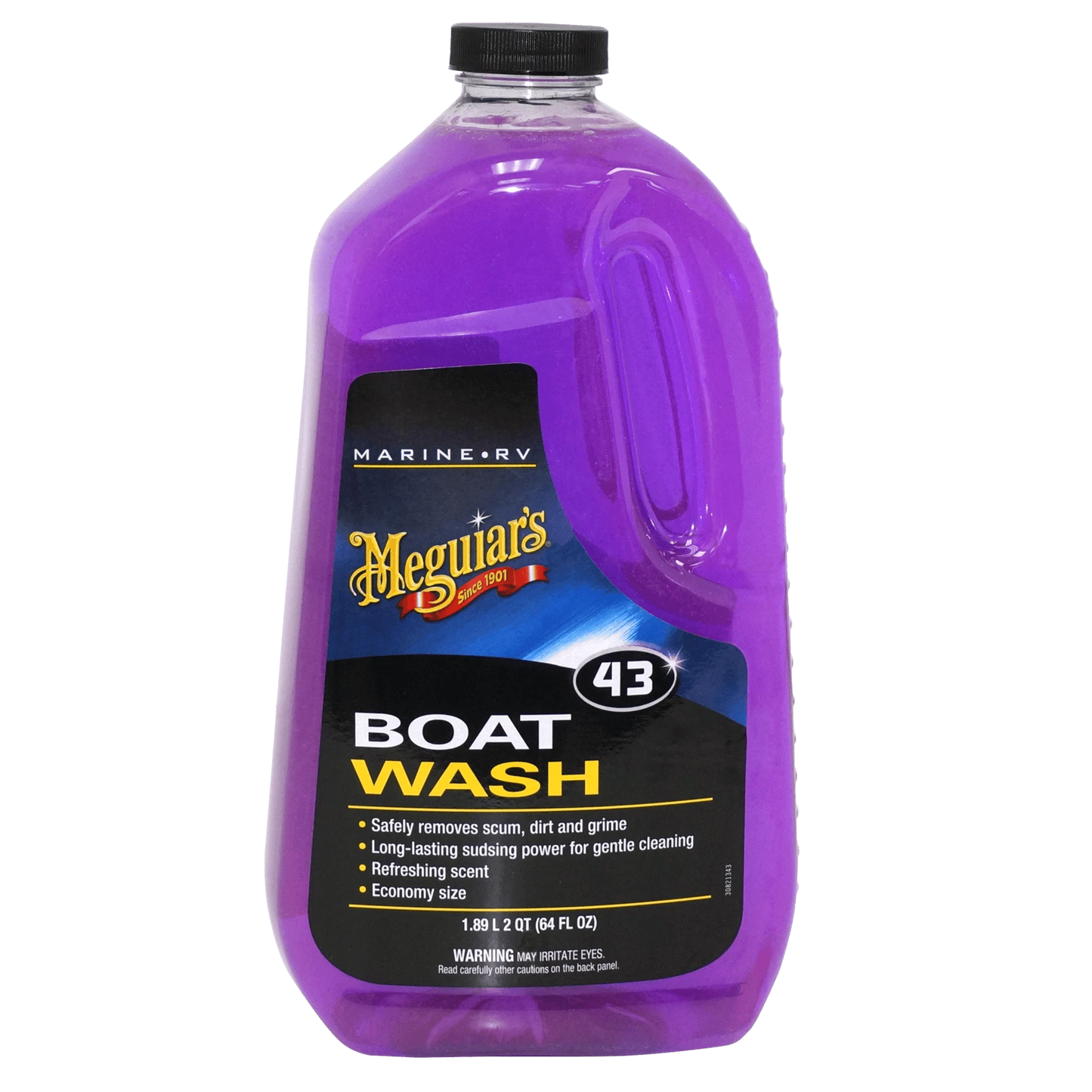 Meguiar's Marine/RV Wash 1.89L - Gelcoat Safe, pH-Neutral, Non-Abrasive, Hi-Sudsing Formula