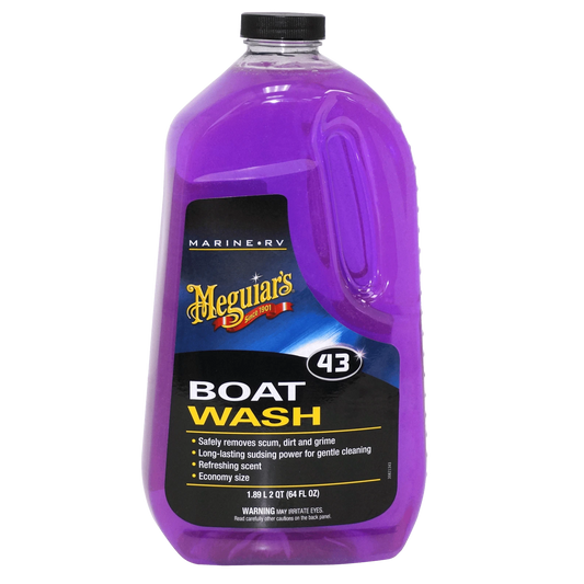 Meguiar's Marine/RV Wash 1.89L - Gelcoat Safe, pH-Neutral, Non-Abrasive, Hi-Sudsing Formula