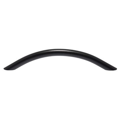 Lane Matte Black Bow Handle - Zinc, 128mm, Easy Install, Modern Design