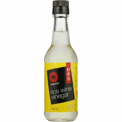 Obento Japanese Rice Wine Vinegar 250ml, Pack of 3, Authentic Sushi & Salad Flavor
