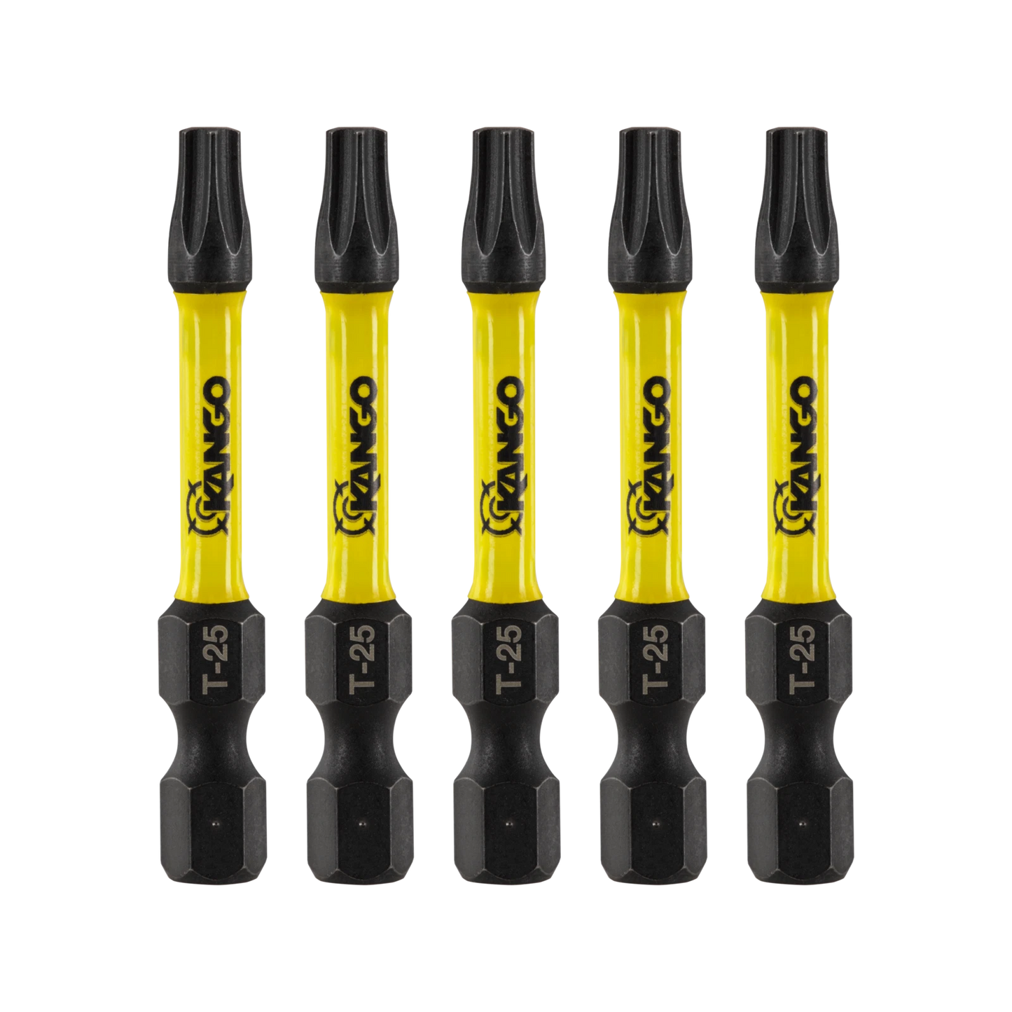Kango HyperTorque TX25 50mm Impact Driver Bit 5 Pack - Magnetic Tip, Torsion Zone