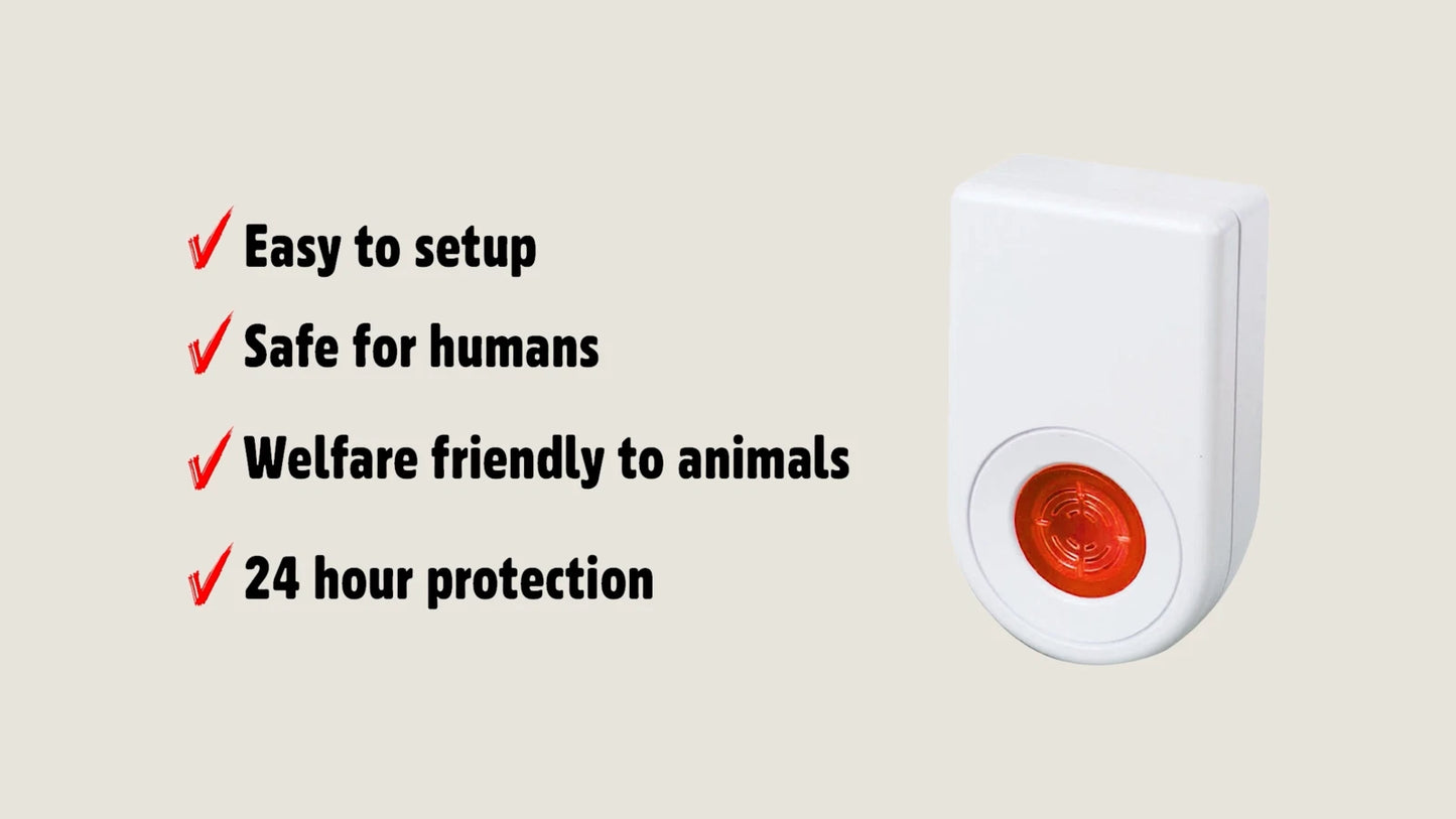 The Big Cheese Advanced Pest Repeller - Poison-Free, Ultrasonic, Indoor Rodent Protection