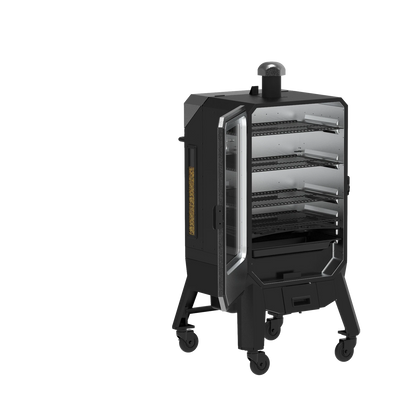 Pit Boss Pro 4 Vertical Pellet Smoker with Smart Control, 5-in-1 Cooking, Large Capacity