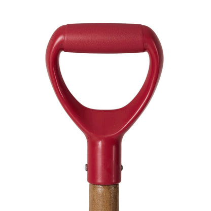 Trojan Round Mouth Shovel with Timber D-Handle, Carbon Steel Blade, Comfort Grip