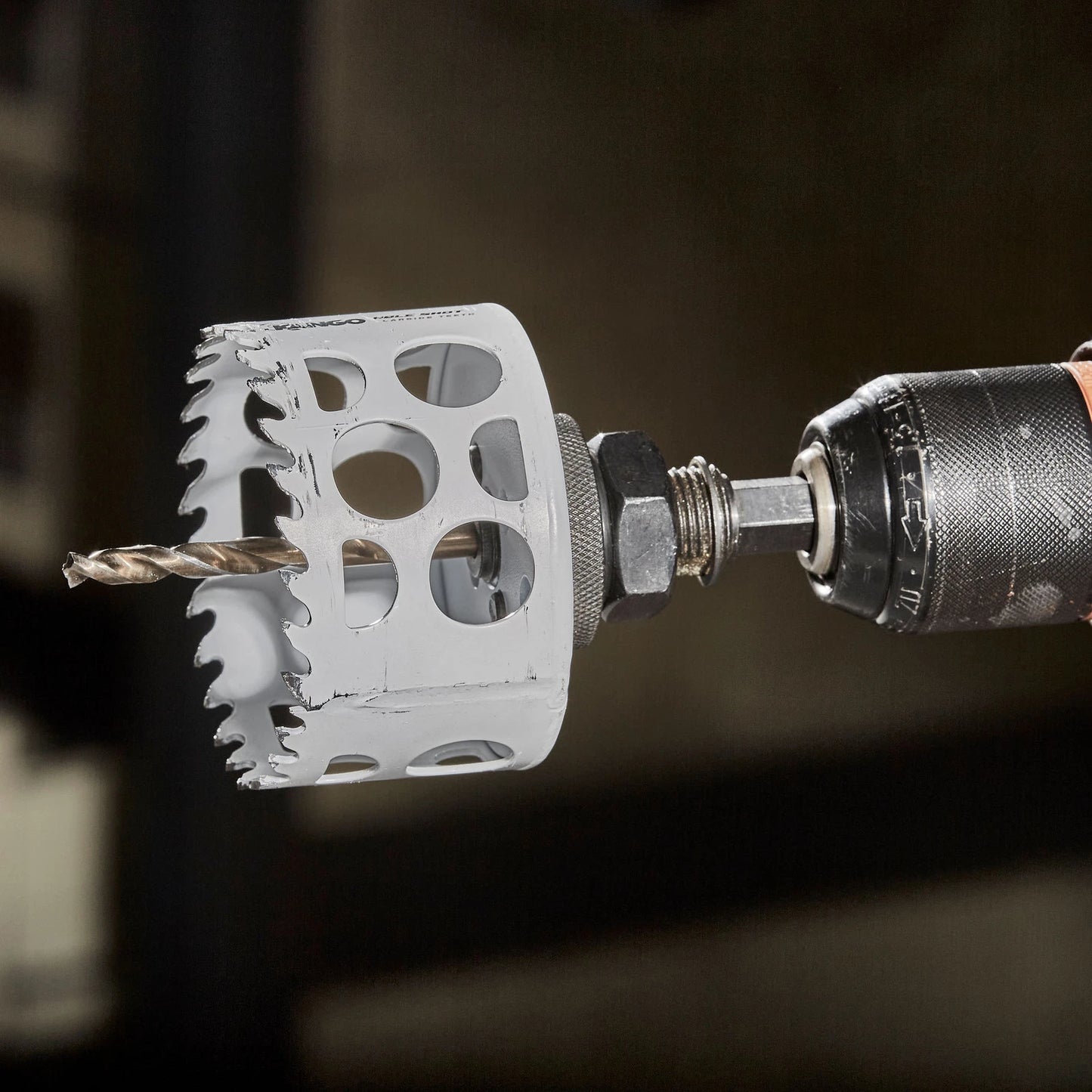 Kango 60mm Carbide Teeth Hole Saw - Multi-Material Cutting, Rapid Removal Slots