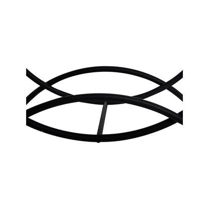 Jumbuck 100kg Curved Steel Firewood Rack, Indoor/Outdoor, Rust-Resistant, Portable