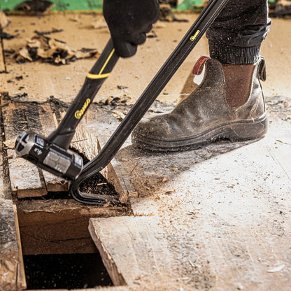 Kango 1200mm Wrecking Bar - Goose Neck, I-Beam, Heat-Treated Steel, Versatile Demolition Tool