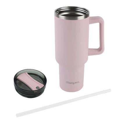 Marquee Pink 1.2L Tumbler with Handle, Spill Proof Lid, Double Wall Insulation