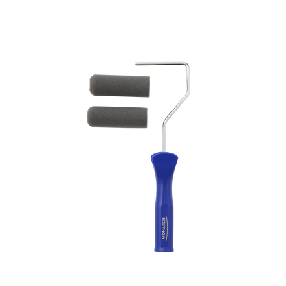 Monarch 100mm Dark High Density Foam Mini Roller Set for Smooth, Streak-Free Finish