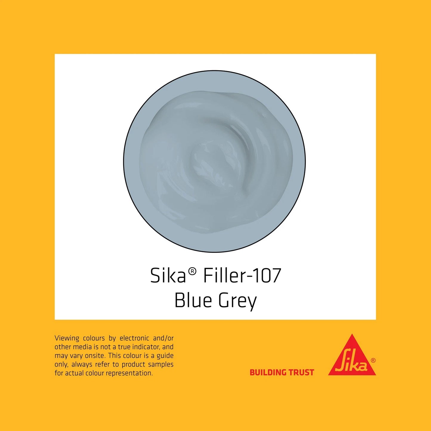 Sika Blue Grey Filler 250ml - Interior/Exterior, Moisture-Resistant, Fast Drying