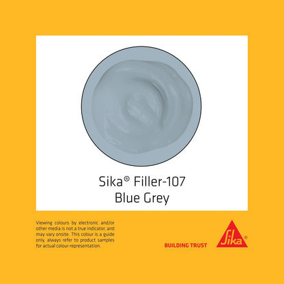 Sika Blue Grey Filler 250ml - Interior/Exterior, Moisture-Resistant, Fast Drying