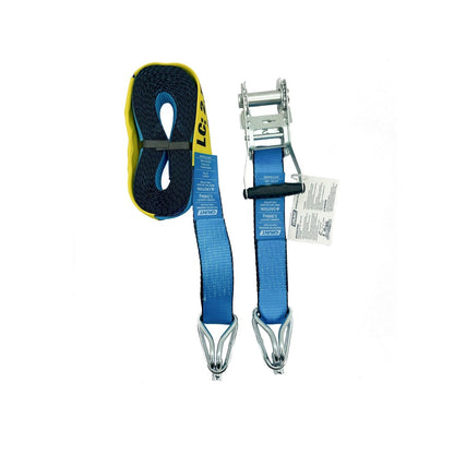 Grunt 50mm x 9m Ratchet Tie Down, 2500kg Capacity, Polyester Webbing