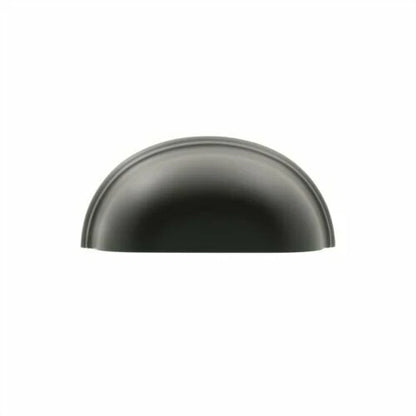 Prestige Matte Black 64mm Hampton Cup Pull - Elegant, Versatile, Easy Install
