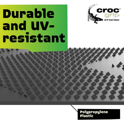 Croc Grip Black Grip Treads 400x100mm 3 Pack - Slip Resistant, Durable, Easy Install