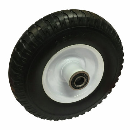 Easyroll Flat Free 5/8" 250x4 Wheel with Steel Hub, All Terrain, Heavy Load Capacity