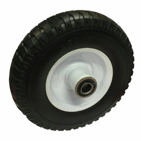 Easyroll Flat Free 5/8" 250x4 Wheel with Steel Hub, All Terrain, Heavy Load Capacity