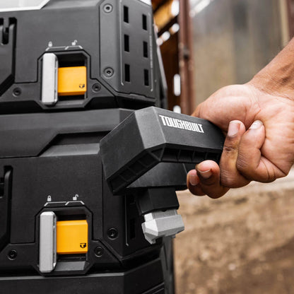 ToughBuilt StackTech Long Tool Holder, Dual-Support, Quick Release, Durable Metal Hooks