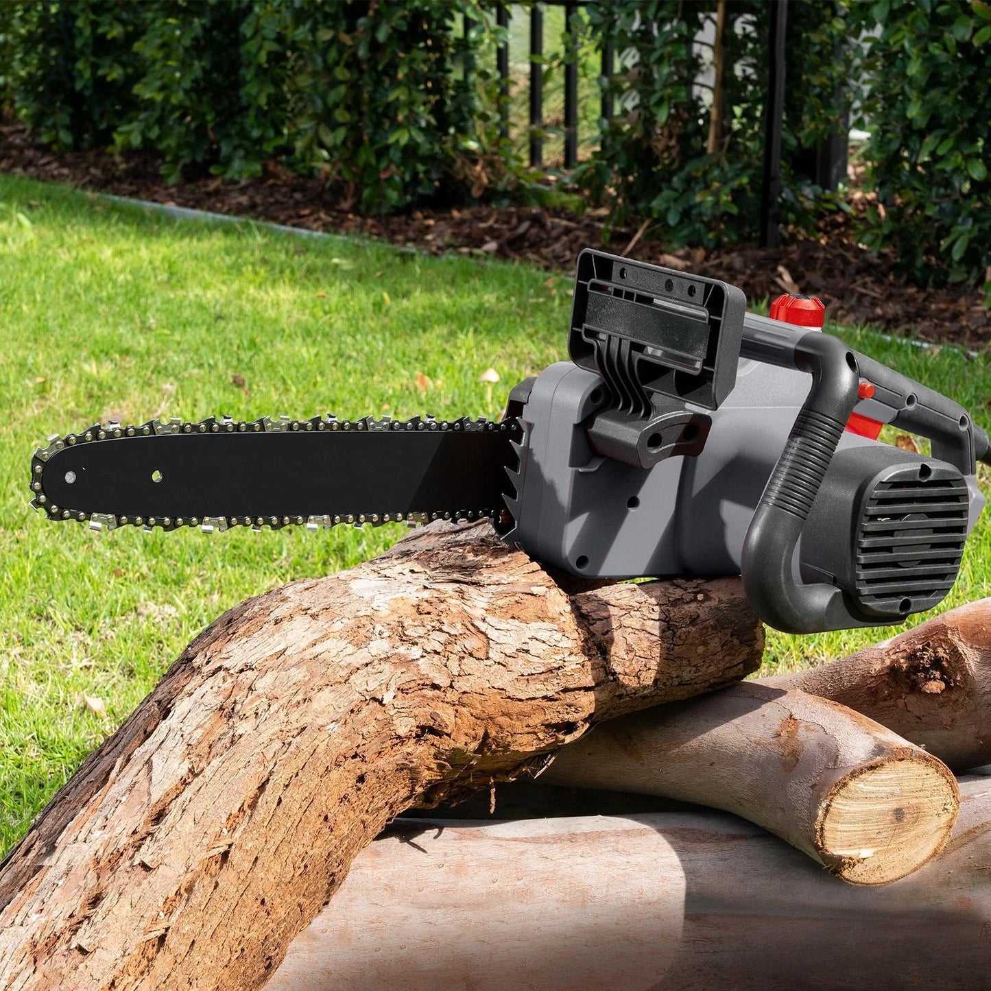Ozito 1900W 14" Corded Chainsaw with Safety Brake & Tool-Free Adjustment