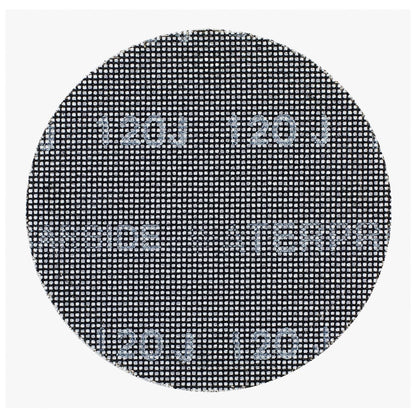 Irwin 125mm 120 Grit Orbital Sanding Discs - Durable, Washable, 5 Pack