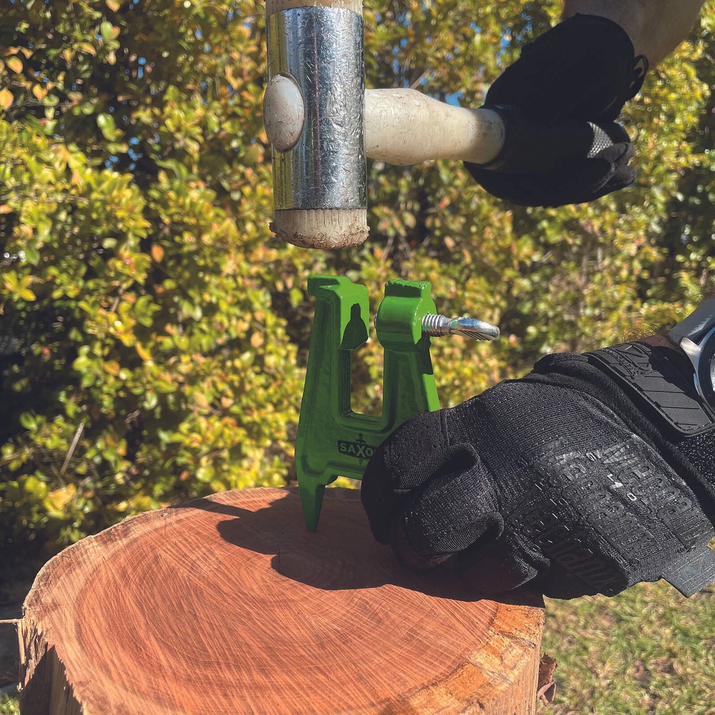 Saxon Chainsaw File Vice - Secure, Portable, Rust Resistant, Easy Timber Drive