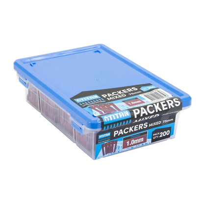 Titan 75mm Red Window Packers 200 Pieces - UV Stable, High Strength, Easy Install