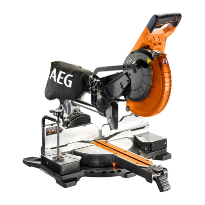 AEG 1800W Dual Bevel Slide Compound Mitre Saw with 70° Mitre Capacity & LED Light