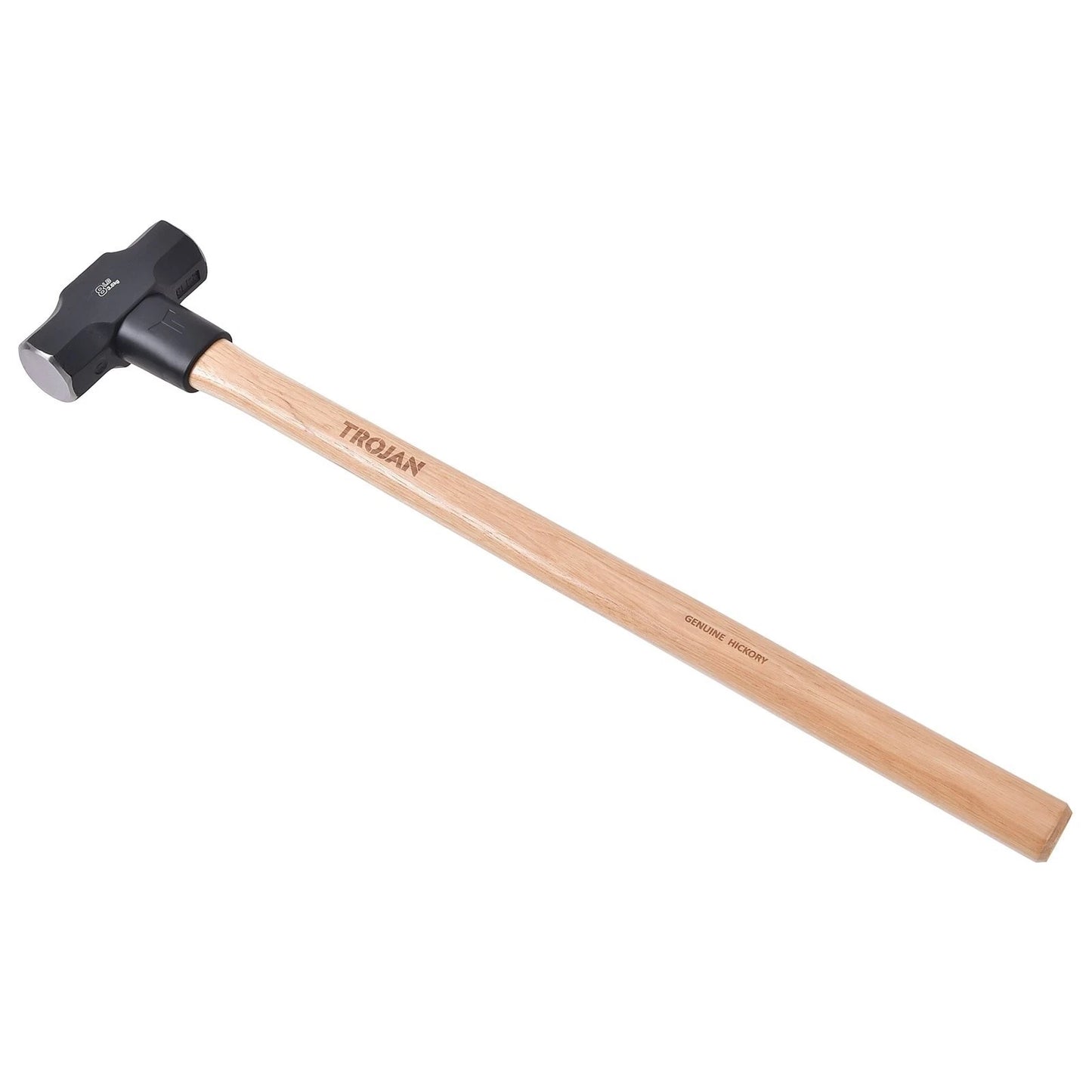 Trojan 8lb Timber Sledge Hammer, Carbon Steel Head, Hickory Handle, Lifetime Warranty
