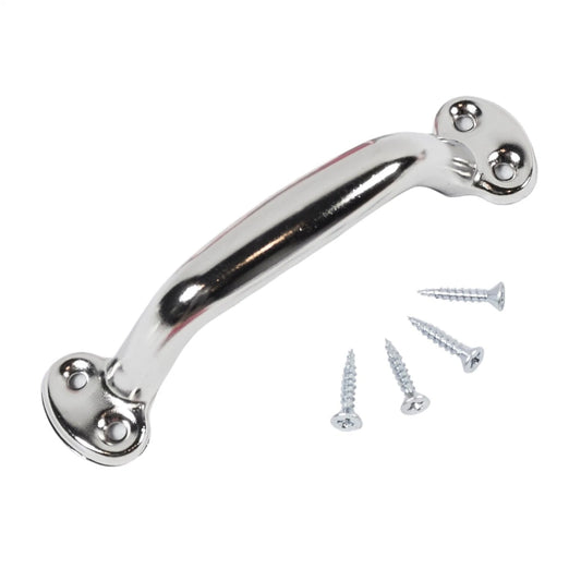 Goliath 125mm Zinc Plated Corrosion-Resistant Grab Handle with Fasteners