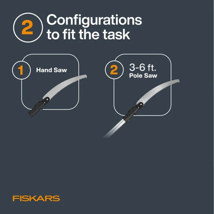 Fiskars 6ft Tree Pruner Xtend Control - Adjustable, Lightweight, Ergonomic Design