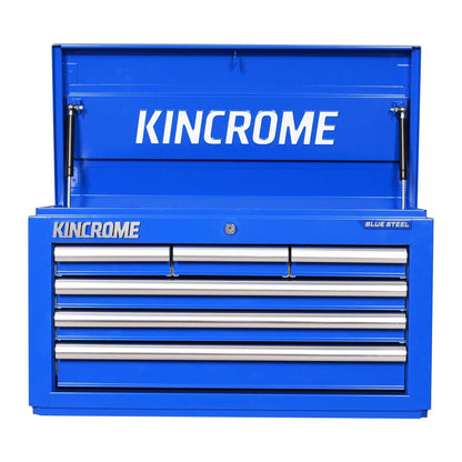 Kincrome BLUESTEEL 680mm 6 Drawer Tool Chest, Heavy Duty Steel, UV Coated