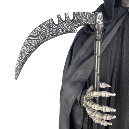 Galah 1.8m Halloween Animatronic Reaper with Voice, Light-Up Eyes, and Movement