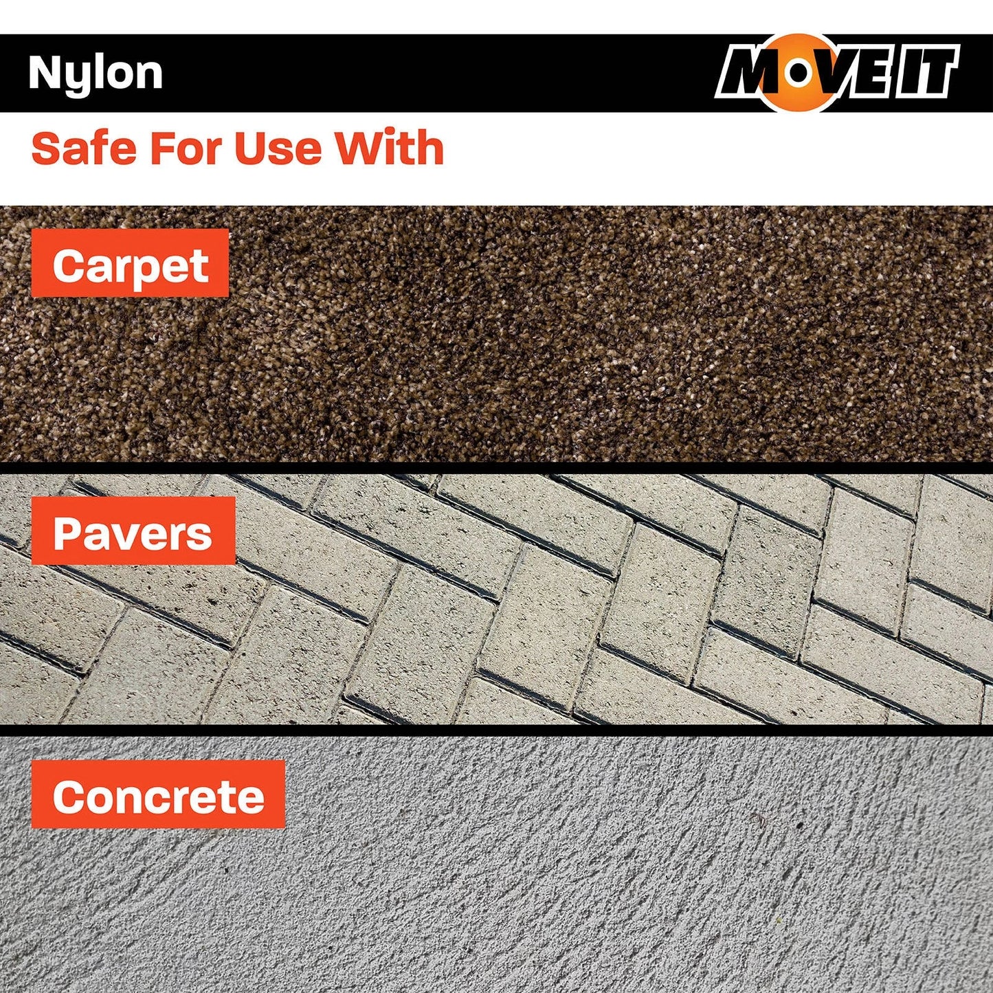 Move It 50mm Black Hooded Office Chair Castors - Twin Wheel, Swivel, 2 Pack